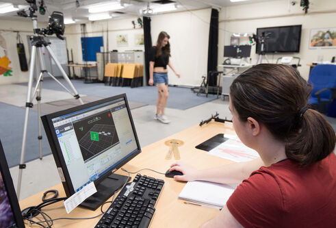 Students in a lab