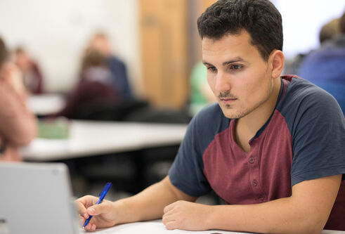 Man at computer