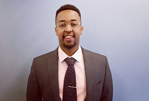 Hanad Mohamed against a plain background