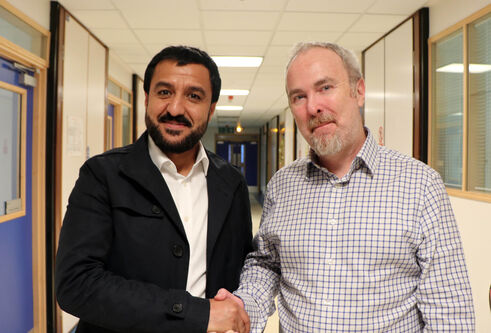 Dr Aziz and Professor Palmer
