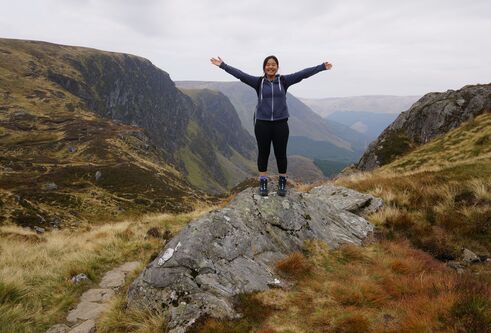 Wan Nee Shue on top of the world