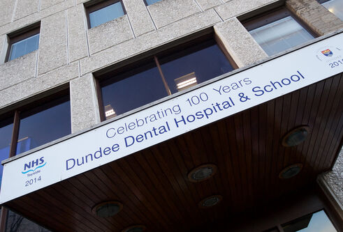 the front of the dental hospital