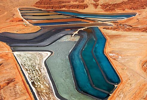image of water and desert