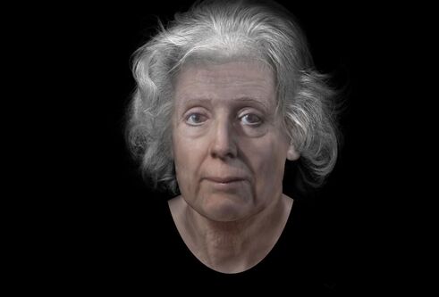 a computer generated image of V