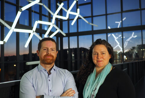 Ten Bio founders Dr Robyn Hickerson and Dr Michael Conneely 