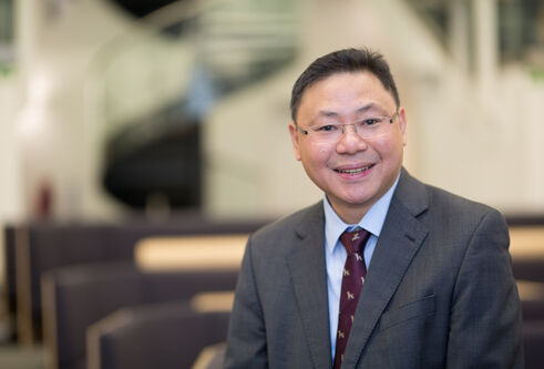 Portrait of Professor Chim Lang