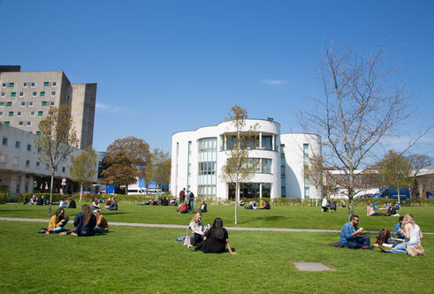 Belmont Tower and Queen Mother building