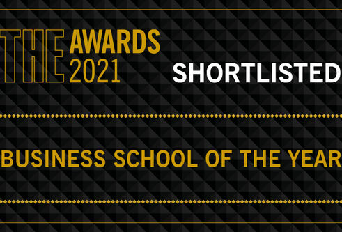Graphic of the THE shortlist logo