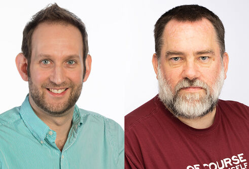 portrait of two men