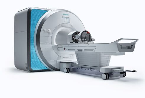 Graphic of MRI machine