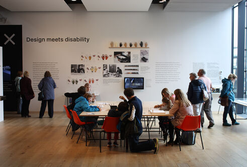 People at the V&A Dundee 