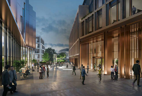Artistic illustration of the design of New Town Quarter