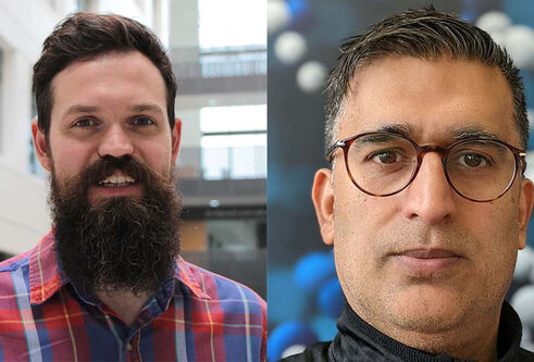 From left: Greg Findlay and Satpal Virdee
