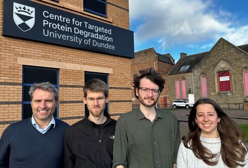 Professor Alessio and others on the team who developed the compound