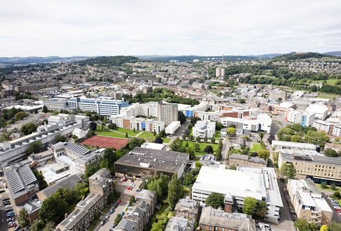 City campus from the air