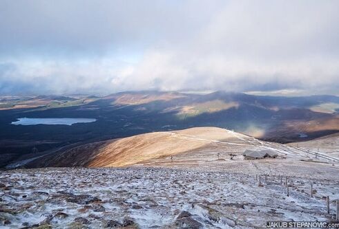 snowy mountains