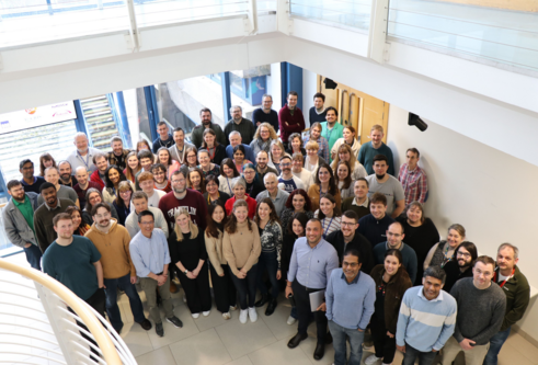 group shot of staff in ddu