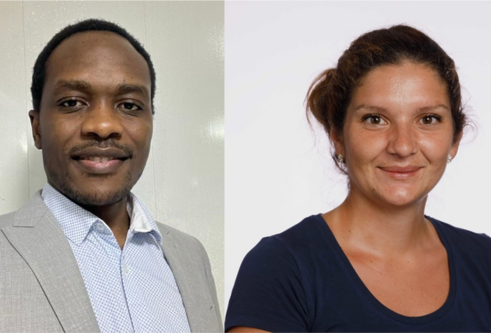 Didier Ndeh (left) and Ralitsa Madsen (right)