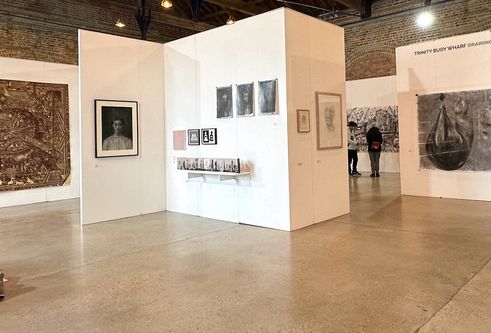 Exhibition space at Trinity Buoy Wharf