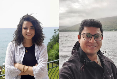Marianna Longo and Aniketh Bishnu