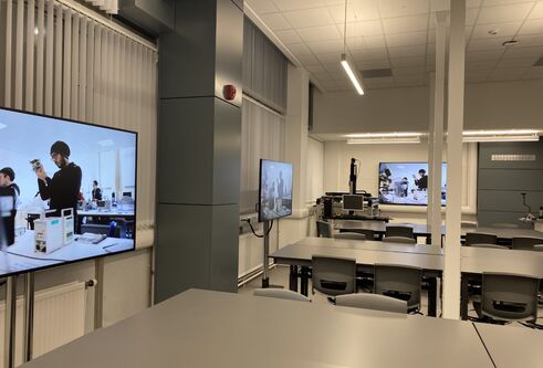 An interior shot of the University's Centre for Medical Engineering and Technology