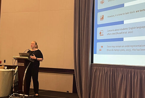 Professor Susan Kinnear gives lecture at CBIE 2024