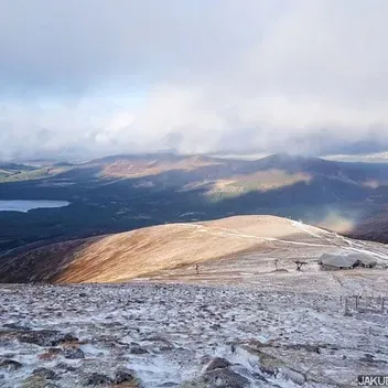 snowy mountains