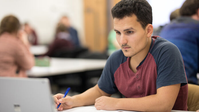Man at computer