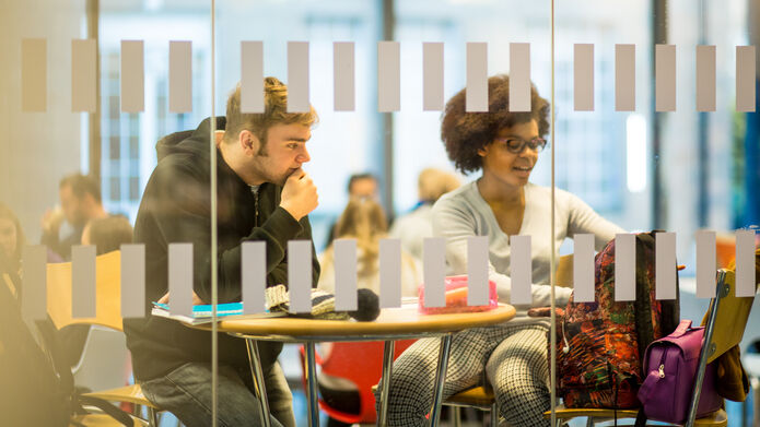 Students in Library