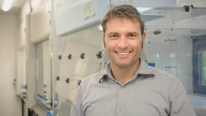 Professor Alessio Ciulli in a lab