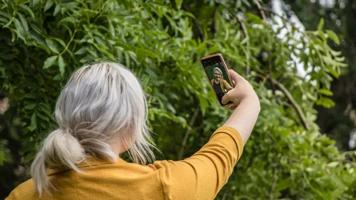 Student taking a selfie