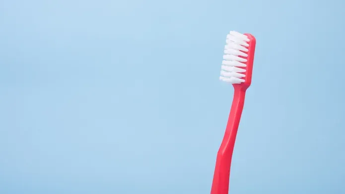 Red toothbrush