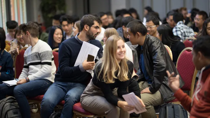 A gathering of students
