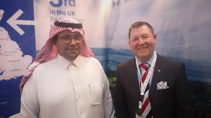 Two men facing the camera