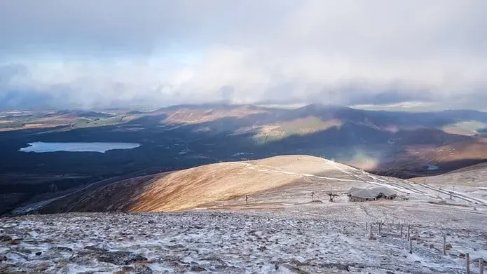 snowy mountains