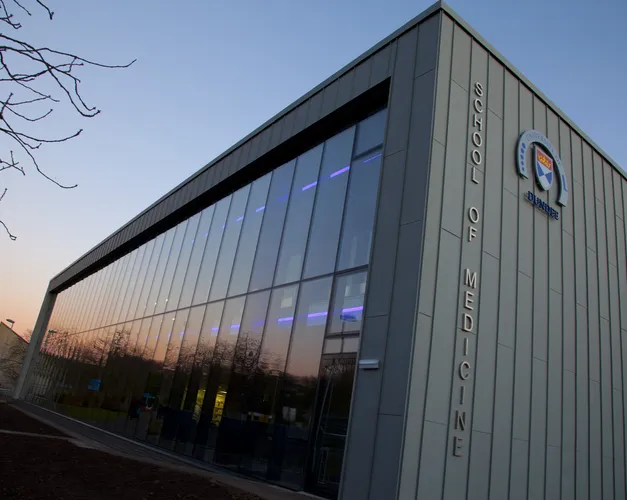 School of Medicine at dusk