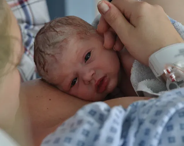 a newborn baby