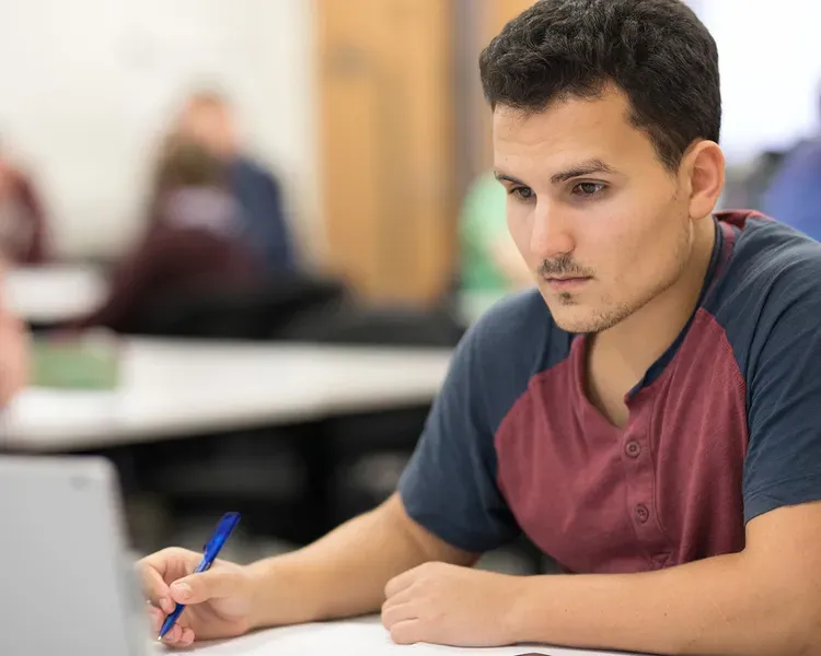 Man at computer
