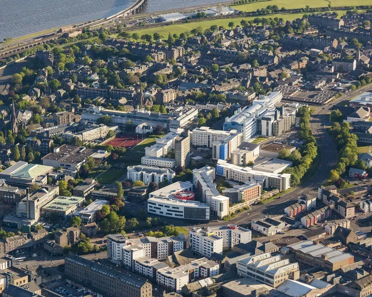 aerial image of Dundee