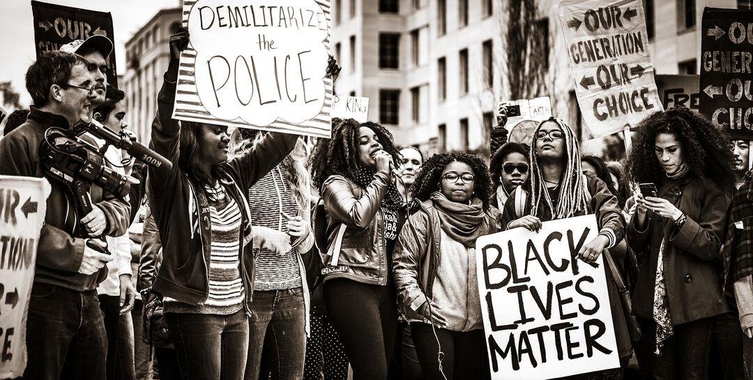 Black Lives Matter protesters