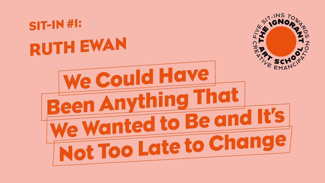 We could have been anything that we wanted to be and its not too late to change