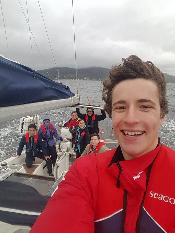 Tarek with Dundee University Sailing Club